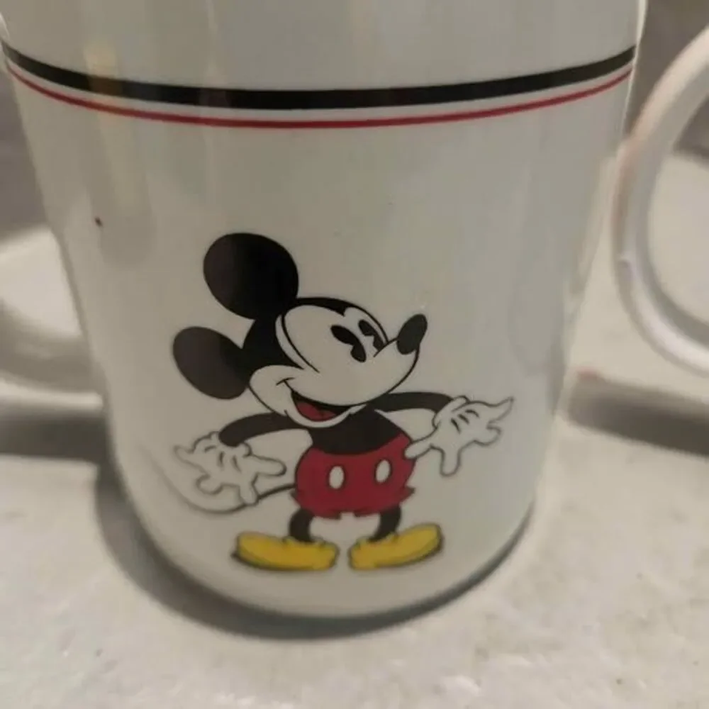 Disney Mickey Mouse Coffee Mugs Set of 2 By Gabbay